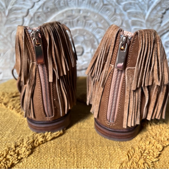 Suede fringe boho sandals - Picture 4 of 7
